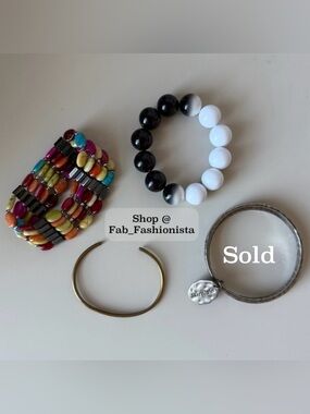 Fashion bracelet bundle 3 piece